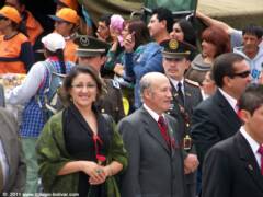 Autoridades del Plantel Desfile 150 Años Aniversario Colegio Bolívar Ambato 2011