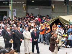 Promoción del año 1962 Desfile 150 Años Aniversario Colegio Bolívar Ambato 2011