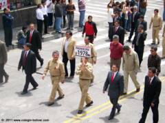 Promoción del año 1978 Desfile 150 Años Aniversario Colegio Bolívar Ambato 2011