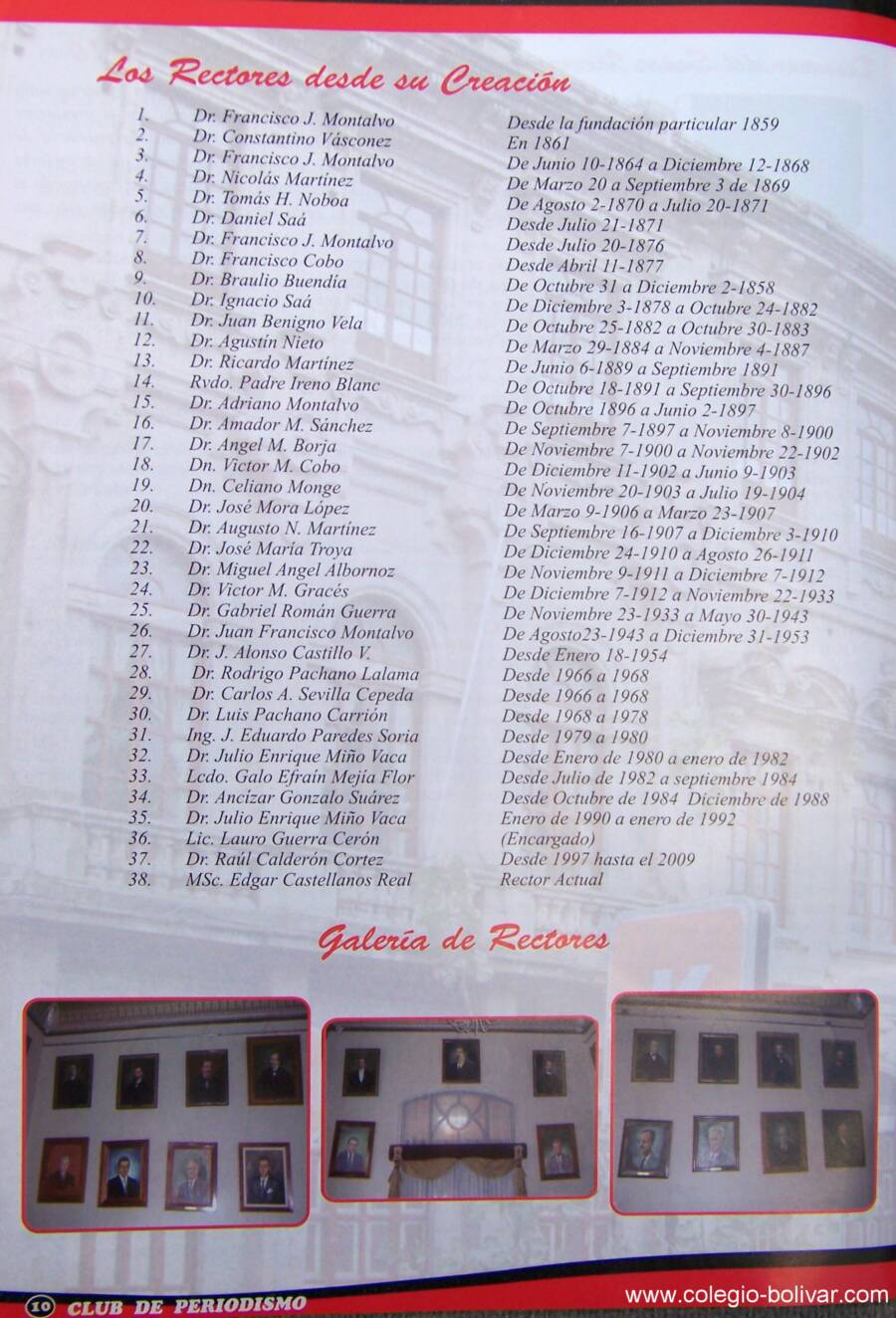 Club de Periodismo Rojo y Negro149 Años Educando Jóvenes