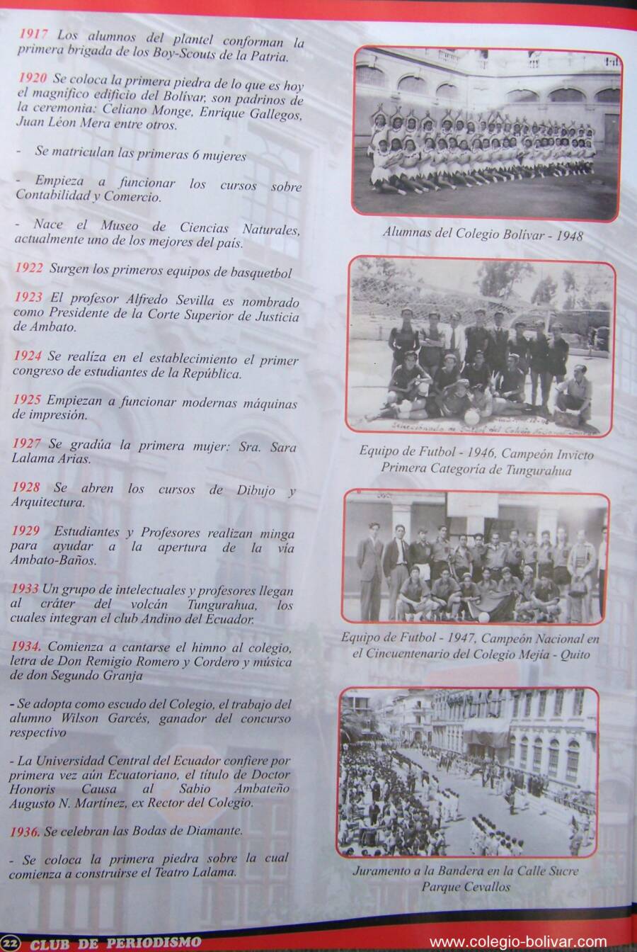 Club de Periodismo Rojo y Negro149 Años Educando Jóvenes