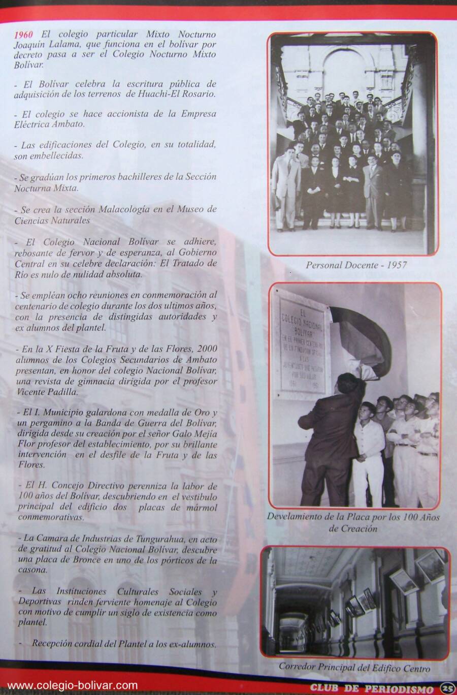 Club de Periodismo Rojo y Negro149 Años Educando Jóvenes